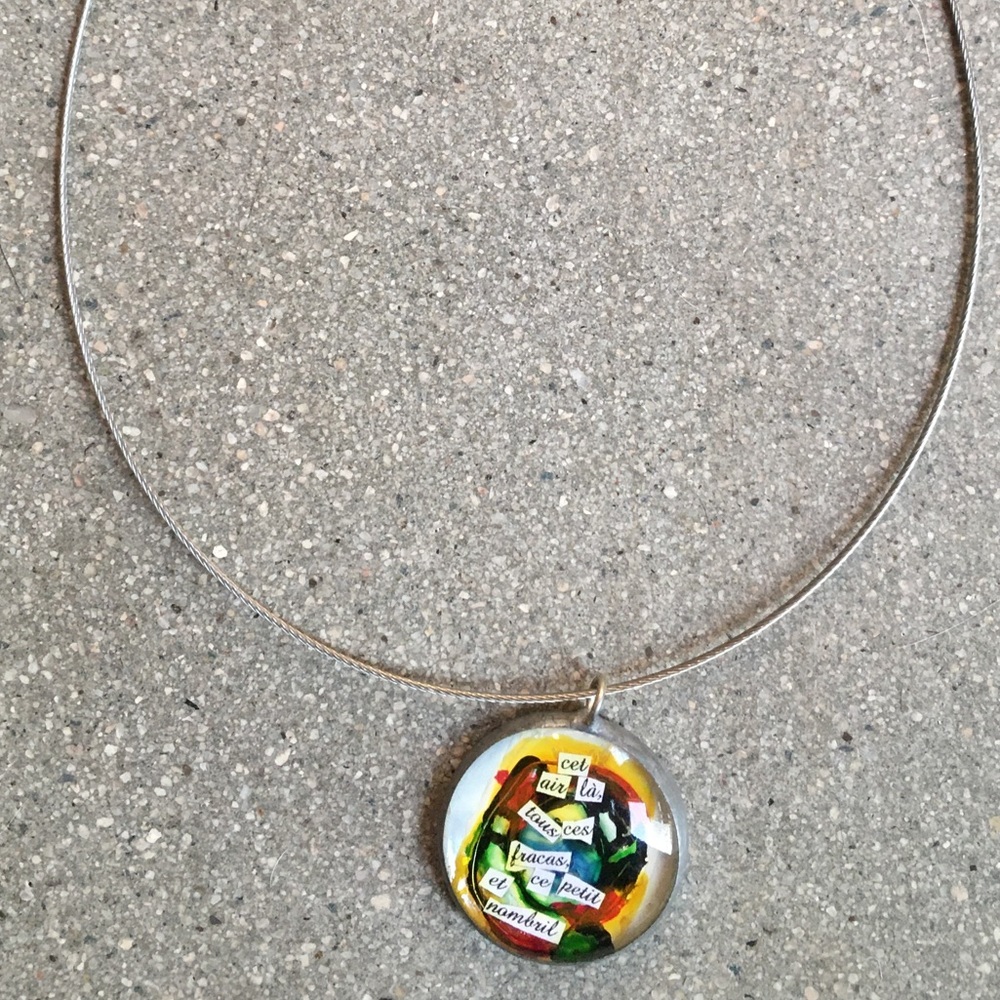 French necklace, handmade in France
